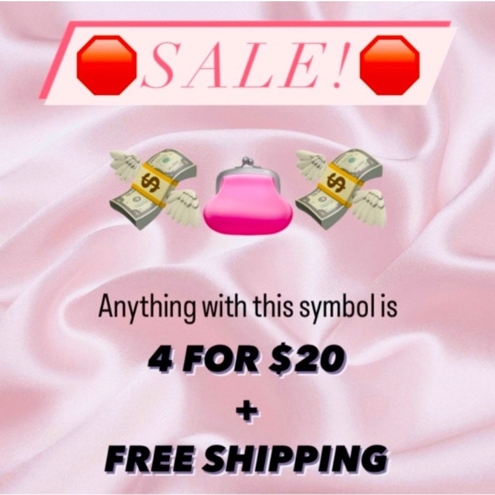 Four items for $20 - FREE SHIPPING!